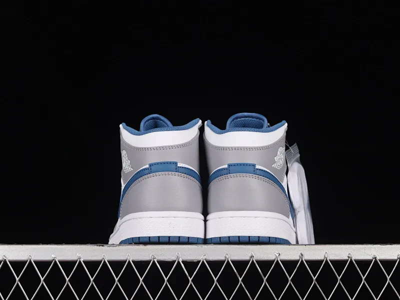 All categories Air Jordan Jordan series basketball shoes Air Jordan 1 Mid Air Jordan 1 Mid "True Blue" AJ1 Joe 1 true blue mid-top basketball shoes DQ8423-014